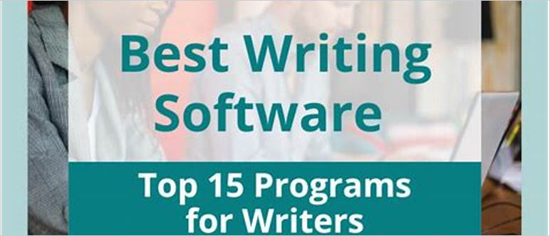 best software for book writers