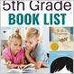 Best books for 5th graders cover