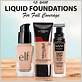 best high coverage foundation