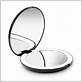 best travel makeup mirror 2024, compact makeup mirror, portable beauty mirror, illuminated travel mirror