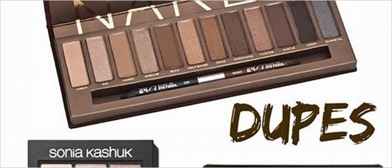 best affordable dupes for Urban Decay Naked Palette