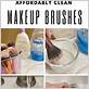 best way to clean makeup brush